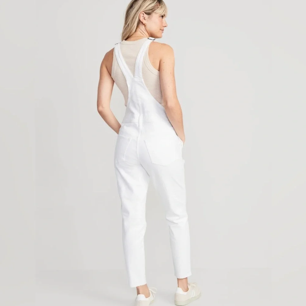 NWOT! O.G. Straight White Workwear Jean Overalls for Women - Multiple Sizes - Picture 4 of 10